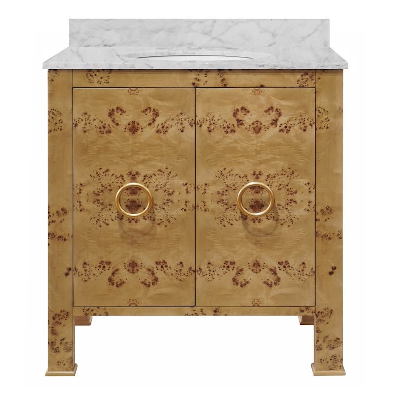 Blanche Burlwood Bath Vanity by Worlds Away