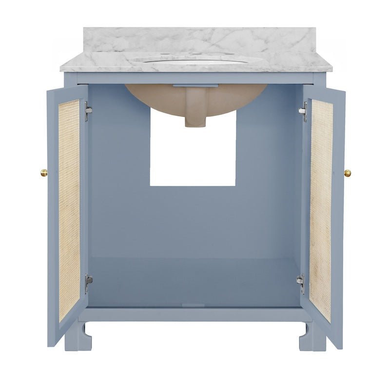 Boyd Light Blue Bath Vanity by Worlds Away