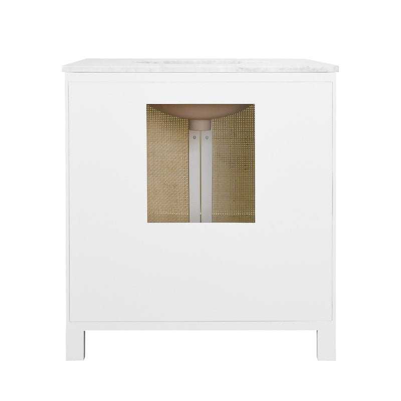 Boyd White Bath Vanity by Worlds Away