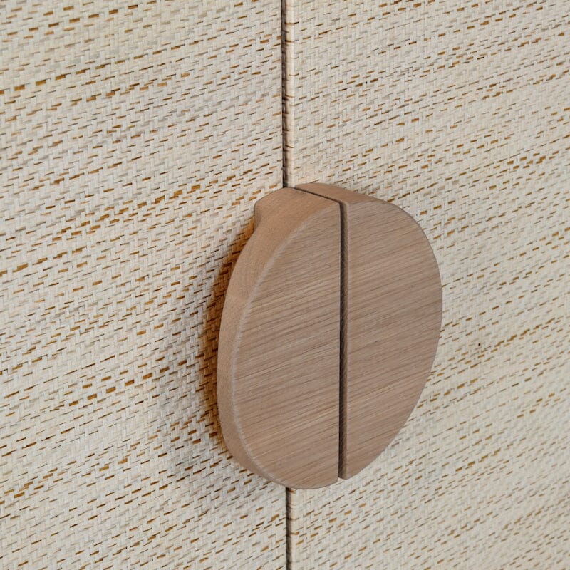 Colt Natural 4-Door Buffet Table by Worlds Away