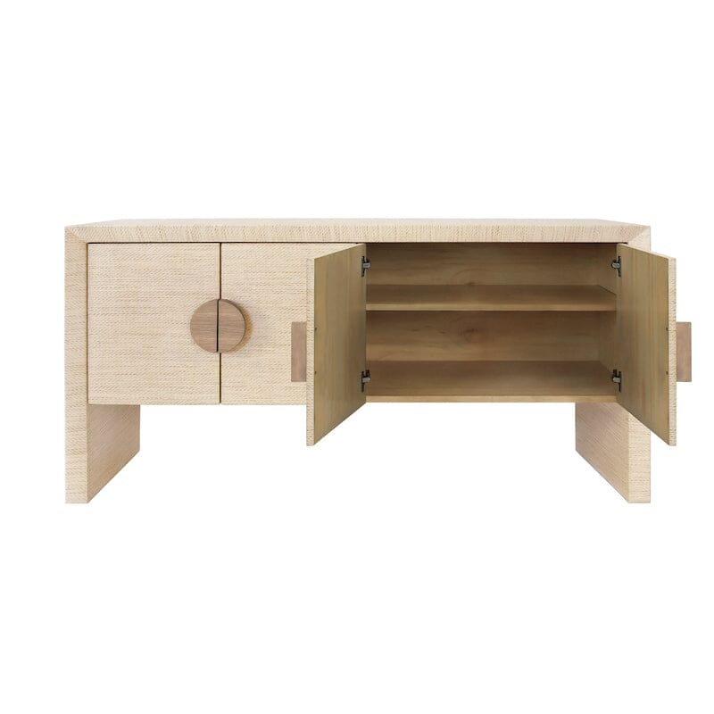 Colt Natural 4-Door Buffet Table by Worlds Away