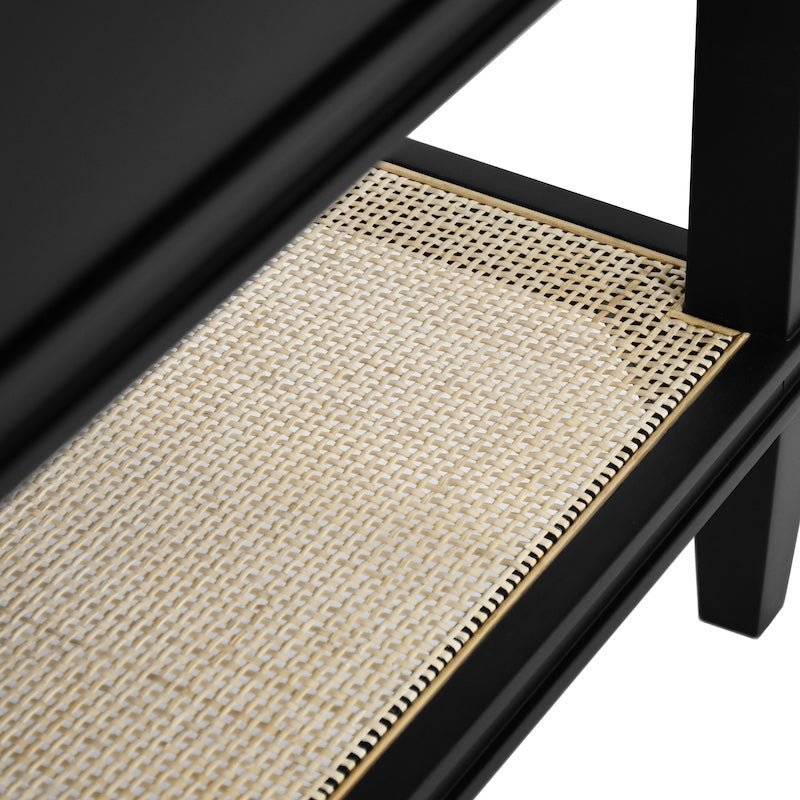 Cutler Black Bath Vanity by Worlds Away