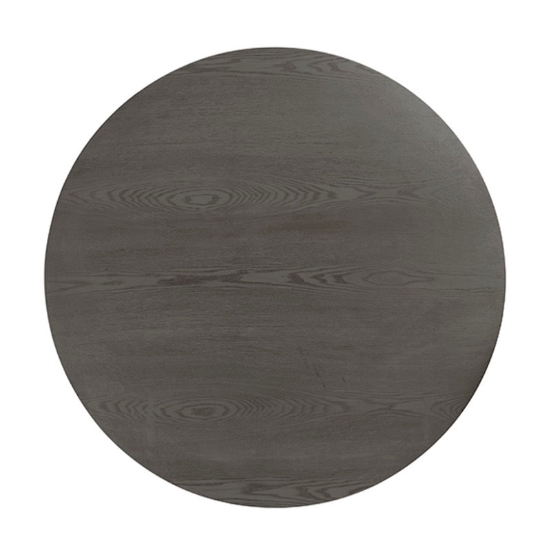 Oslo Smoke Grey Thick Top Coffee Table with Cross Base