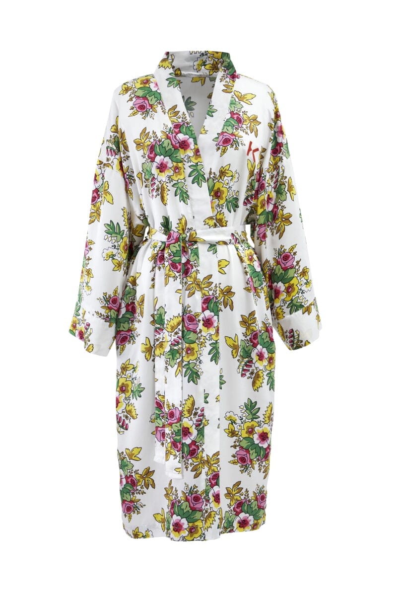 Kenzo Paris K POPFLOWER Kimono Bathrobe