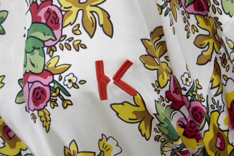 Kenzo Paris K POPFLOWER Kimono Bathrobe