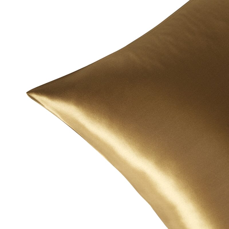 Silk Pillowcase in Camel by Hugo Boss Home