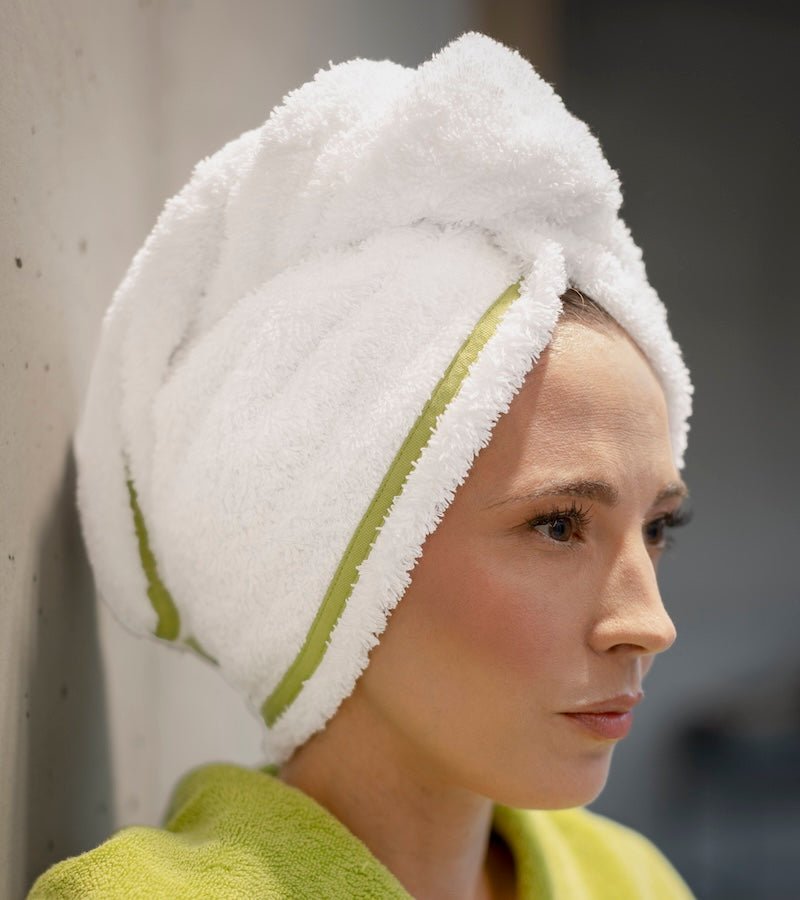 Abyss and Habidecor Surf Giza Cotton Hair Towels