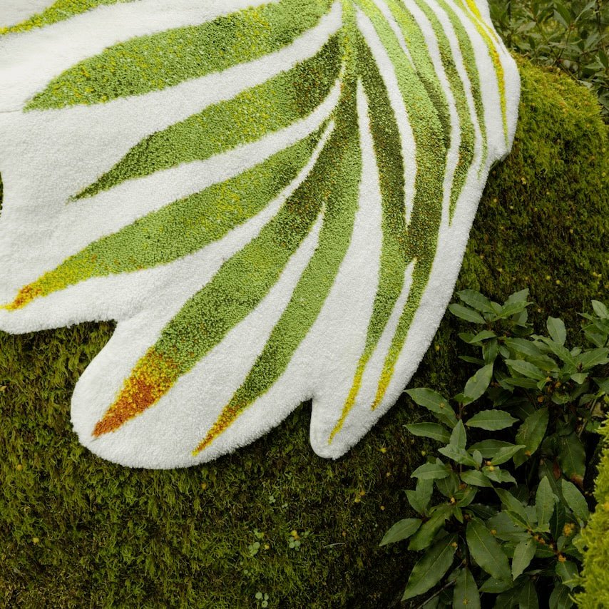 Palm Bath Rug Apple Green 165 by Abyss Habidecor