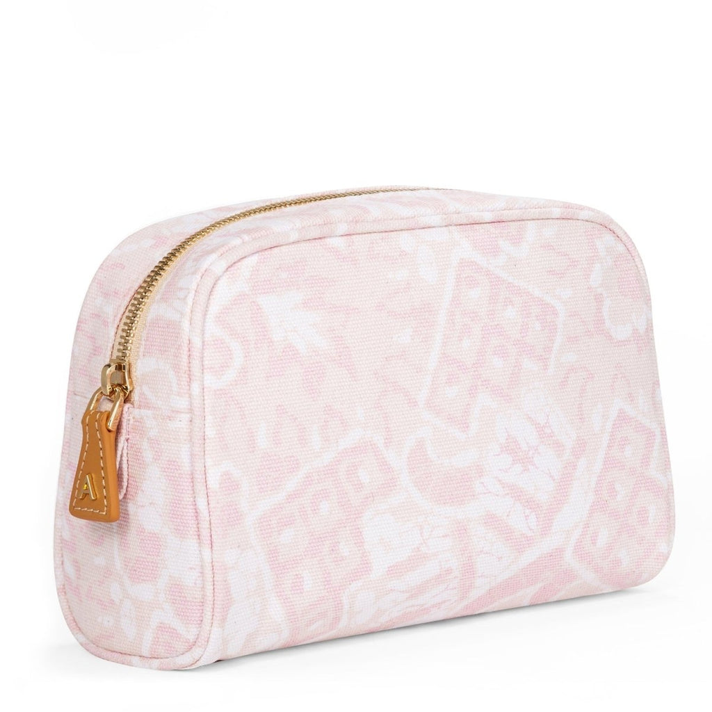 Batik Beauty Bag Small Light Pink by AERIN