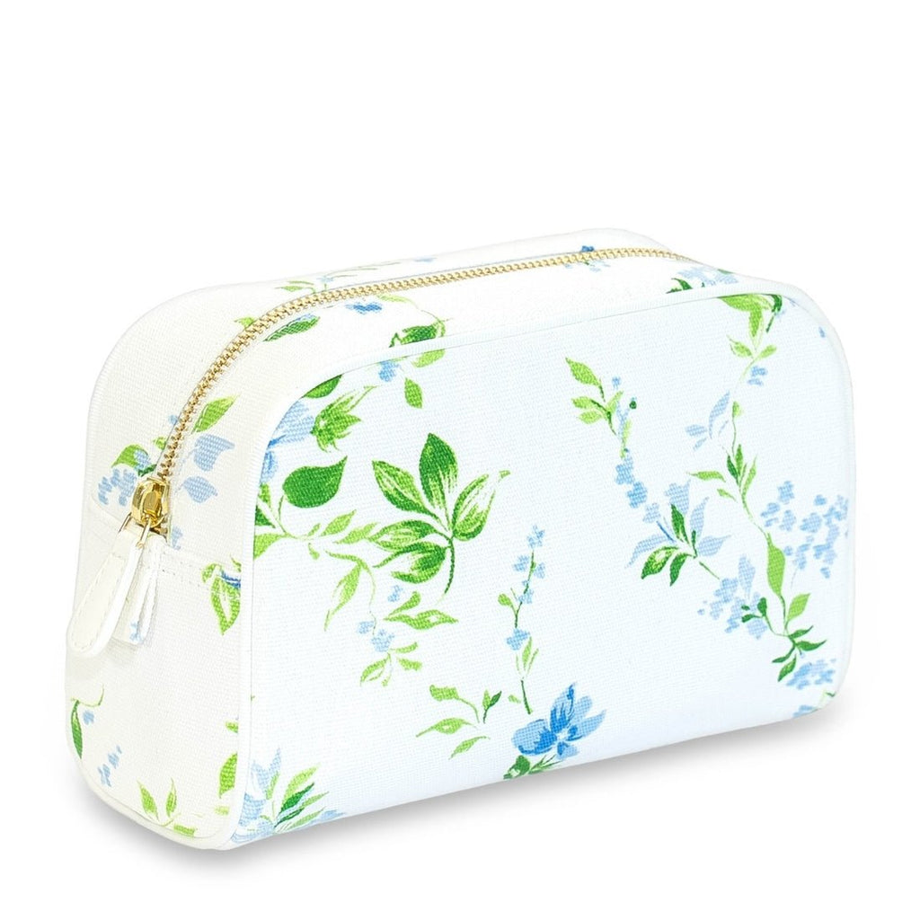 Fleurs du Vent Large Beauty Bag by D Porthault pour AERIN