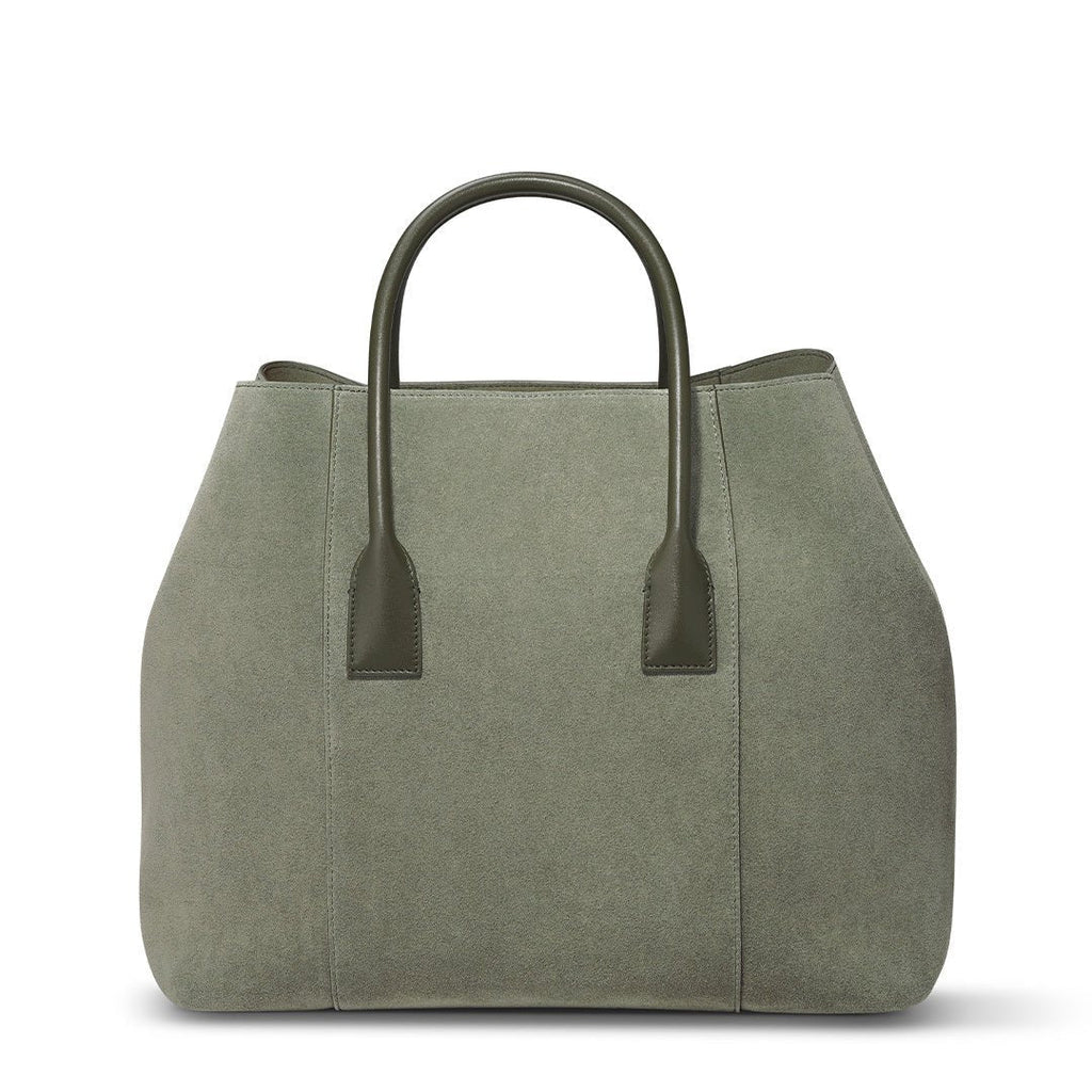 Mini Weekender in Eucalyptus Suede by AERIN