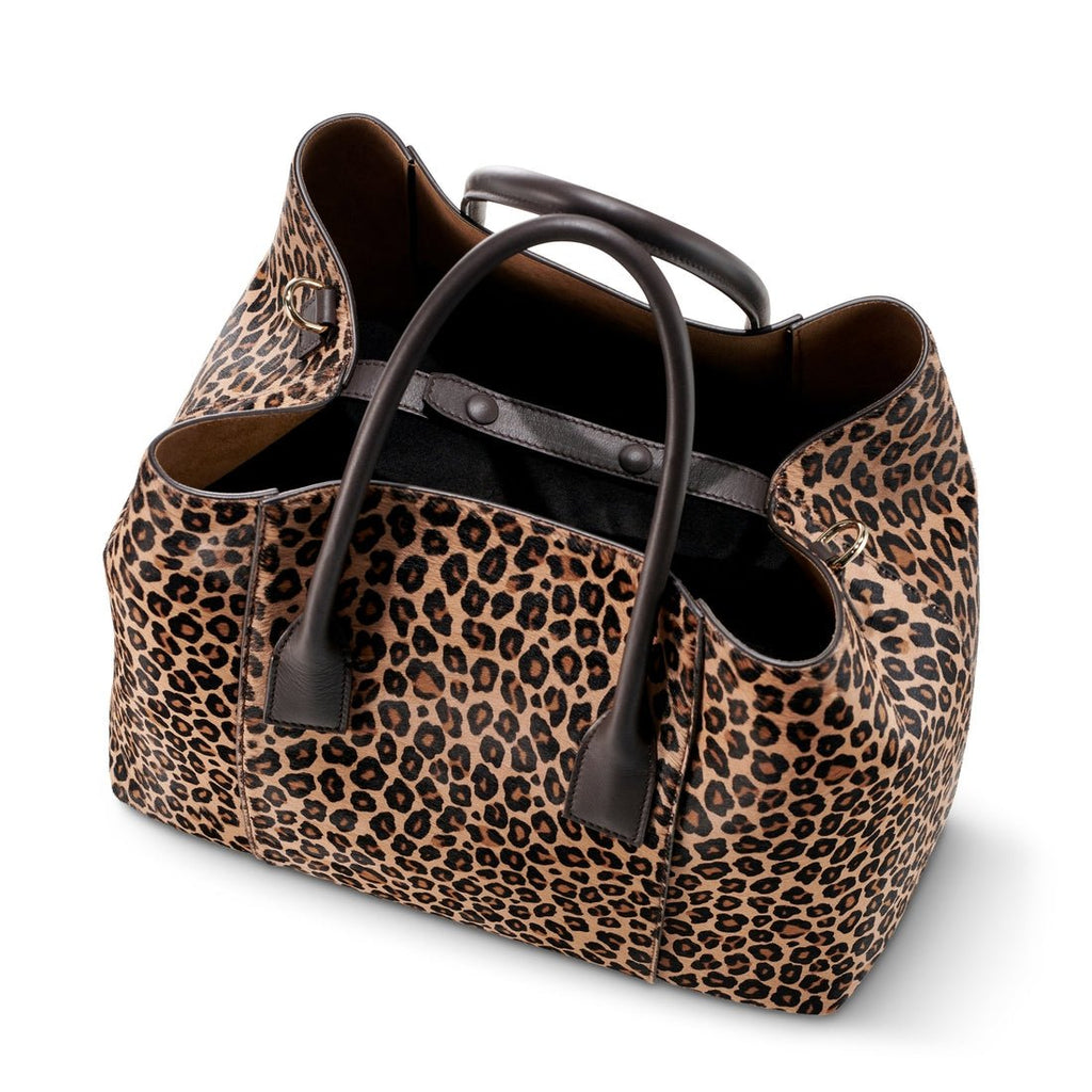 Mini Weekender in Leopard by AERIN
