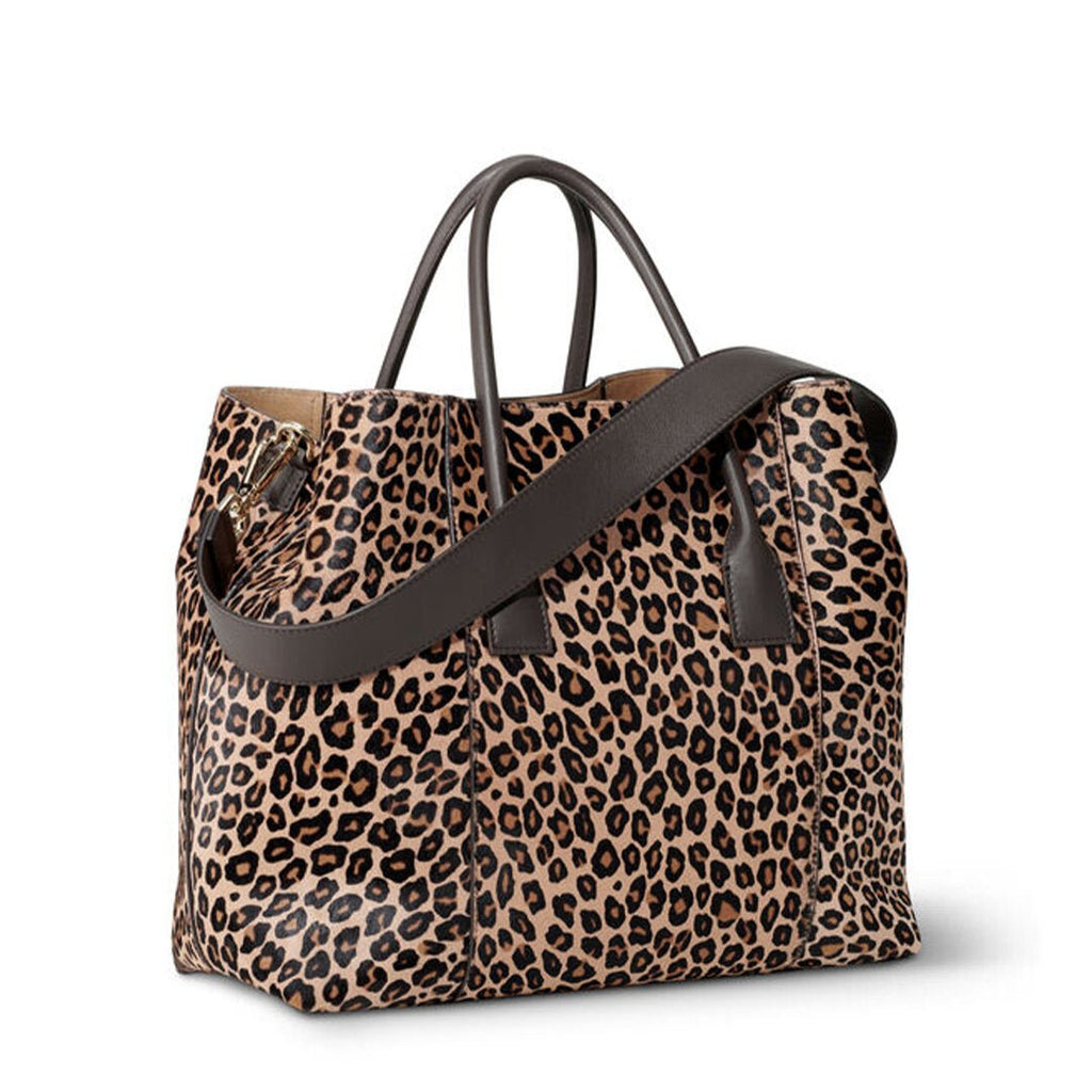 Mini Weekender in Leopard by AERIN