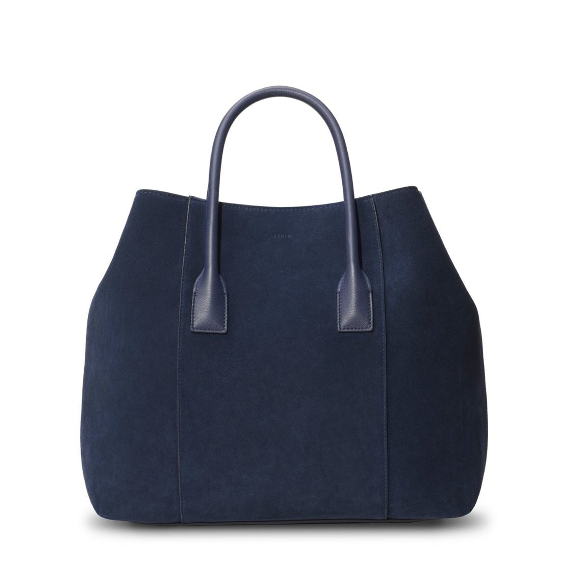 Mini Weekender in Marine Suede by AERIN
