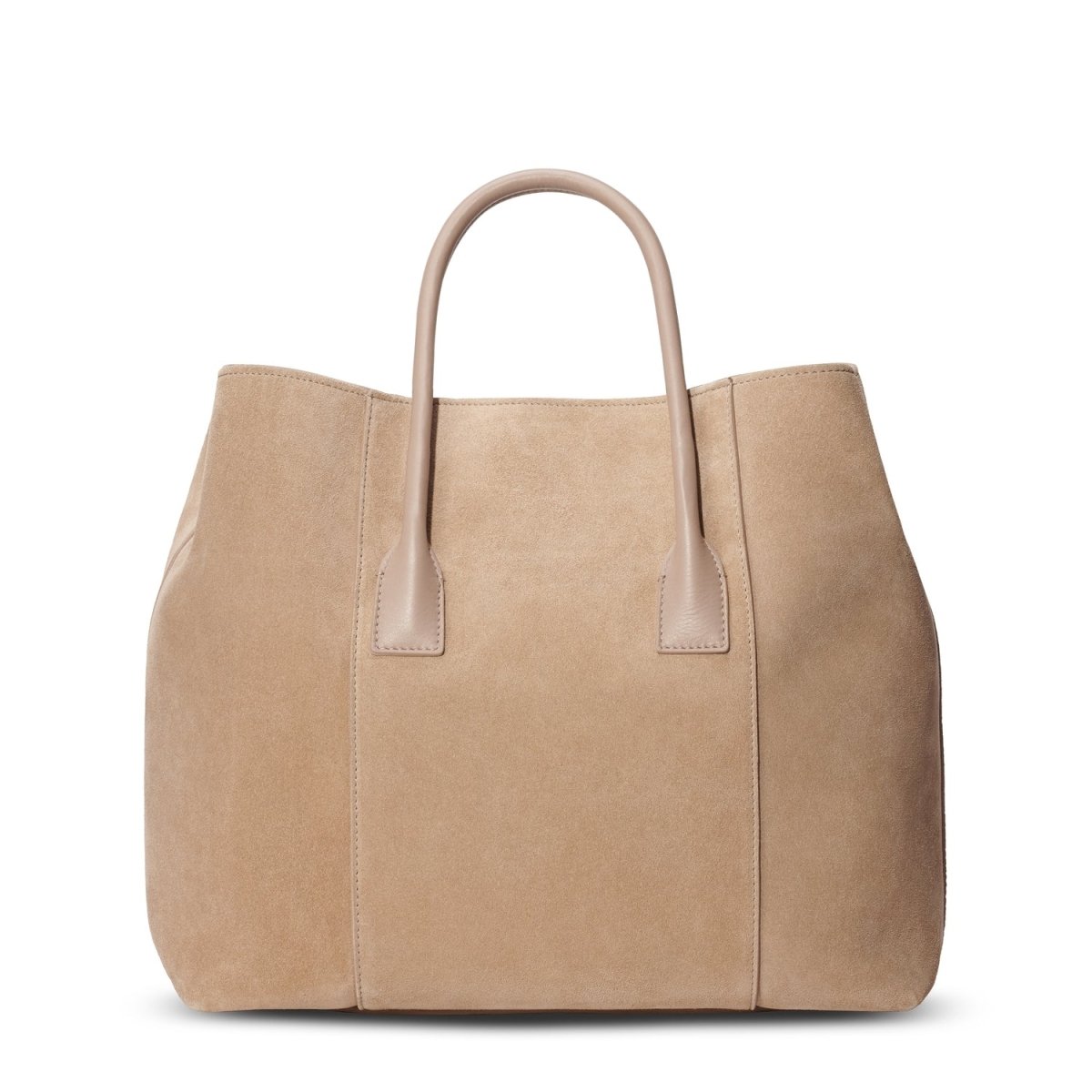 Mini Weekender in Sand Suede by AERIN