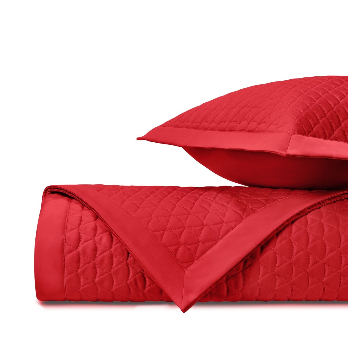 Anastasia Quilted Bright Red by Home Treasures