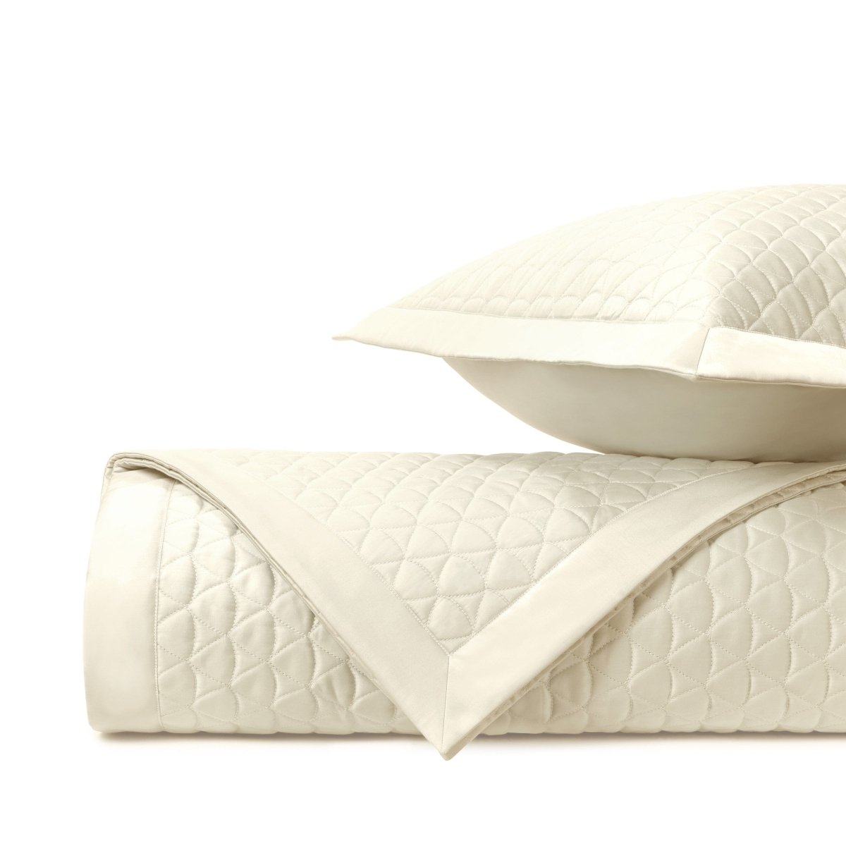 Anastasia Quilted Ivory by Home Treasures