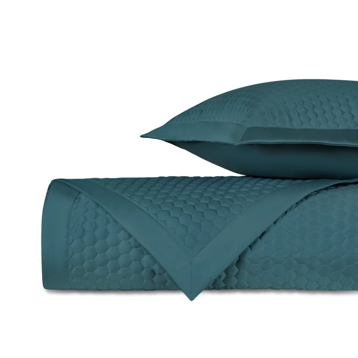 Apiary Quilted Teal by Home Treasures