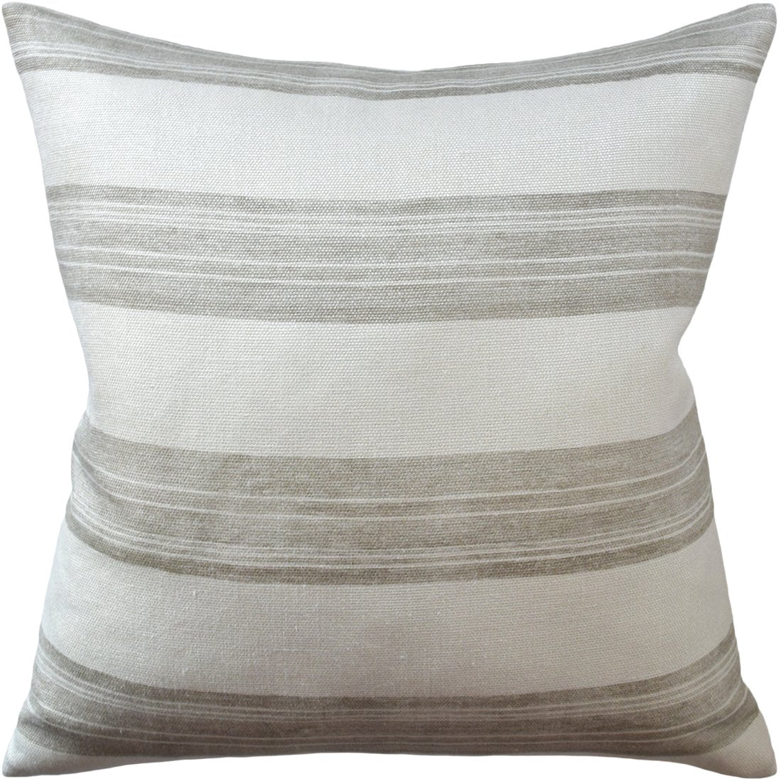 Askew Ivory and Taupe Decorative Pillow