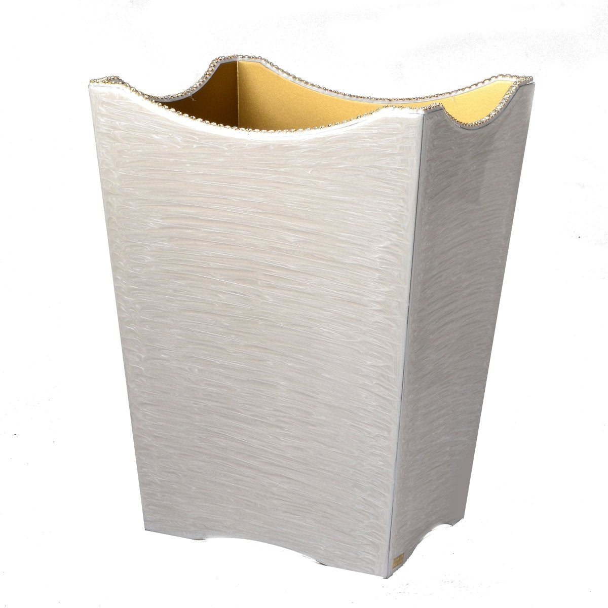 Audrey Bath Accessories w. Gold Trim by Mike + Ally