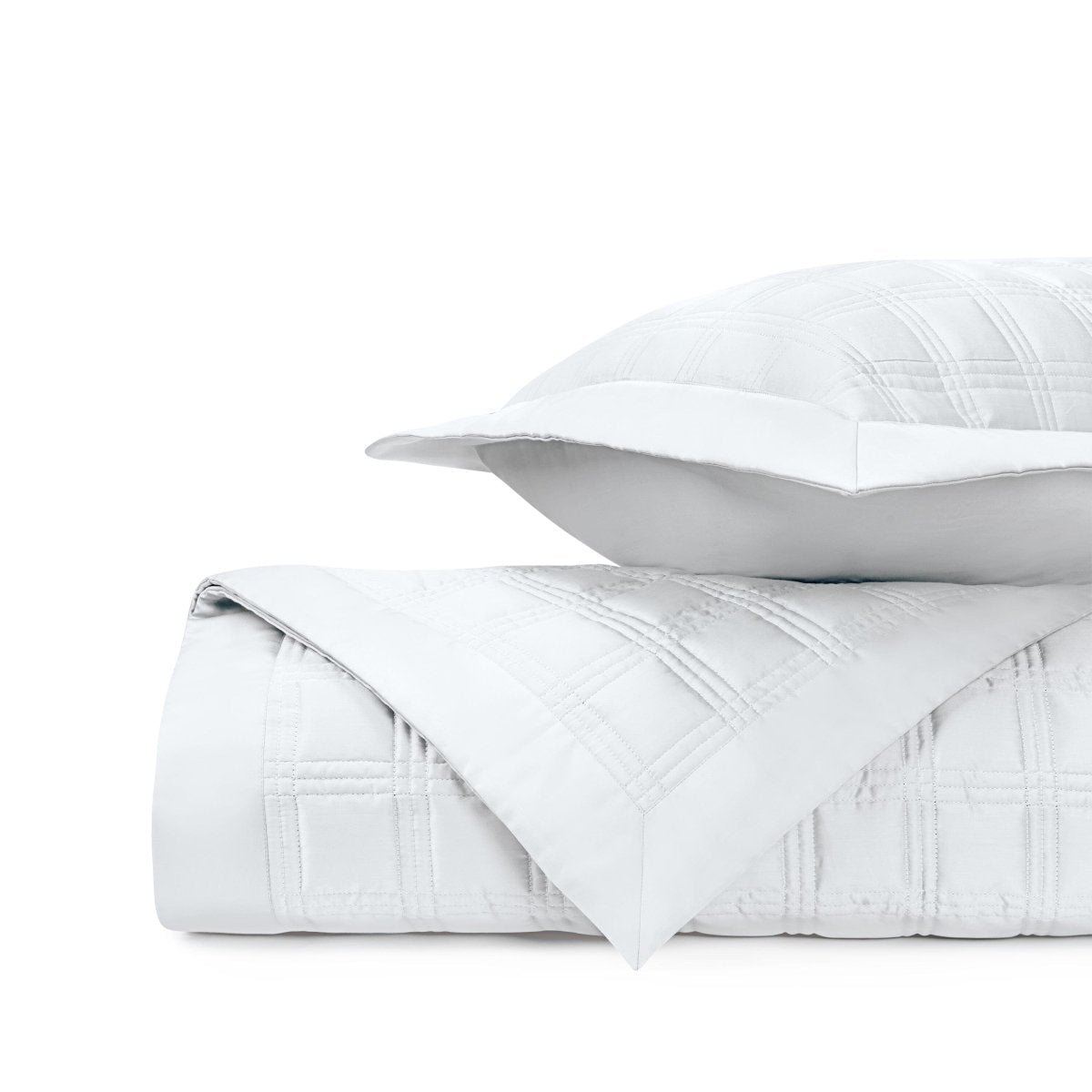 Block Quilted White by Home Treasures