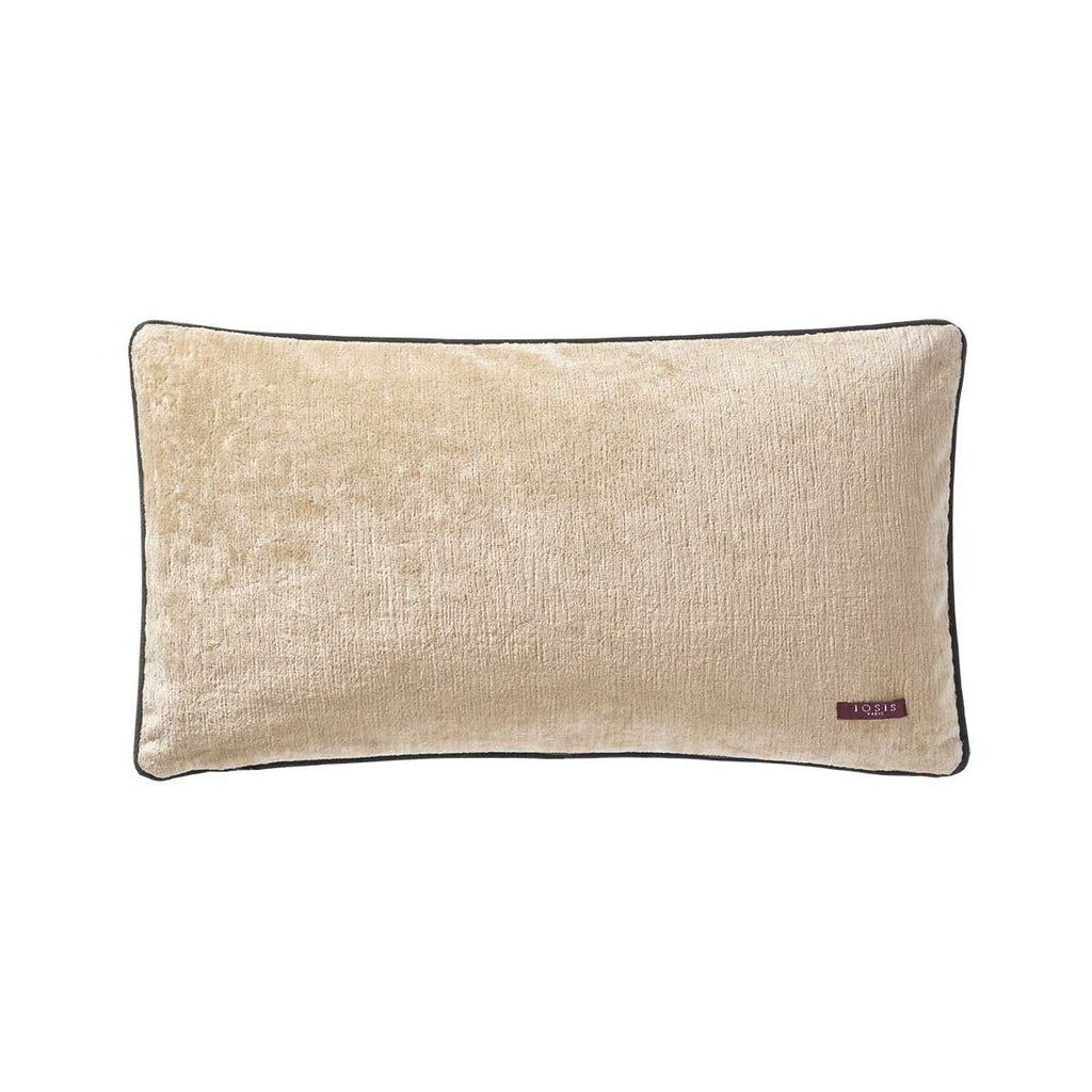 Boromee Greige Lumbar Pillow by Iosis