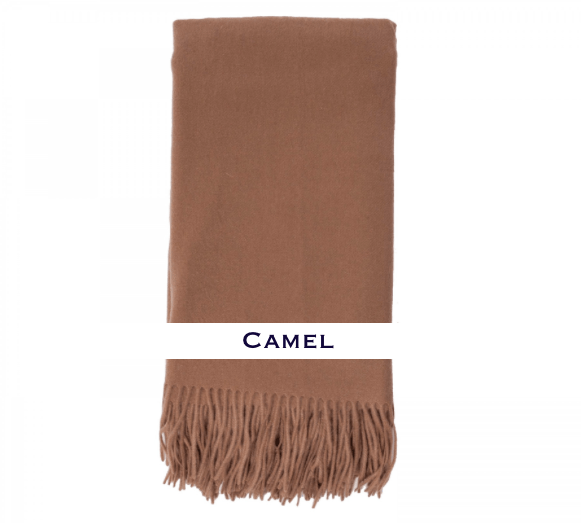 100% Cashmere Essential Plain Weave Throw