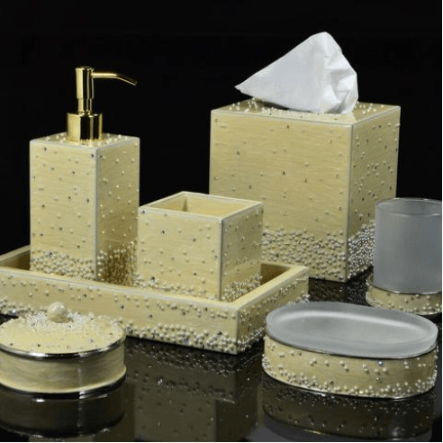 Caviar Cream Pearl Bath Collection by Mike + Ally