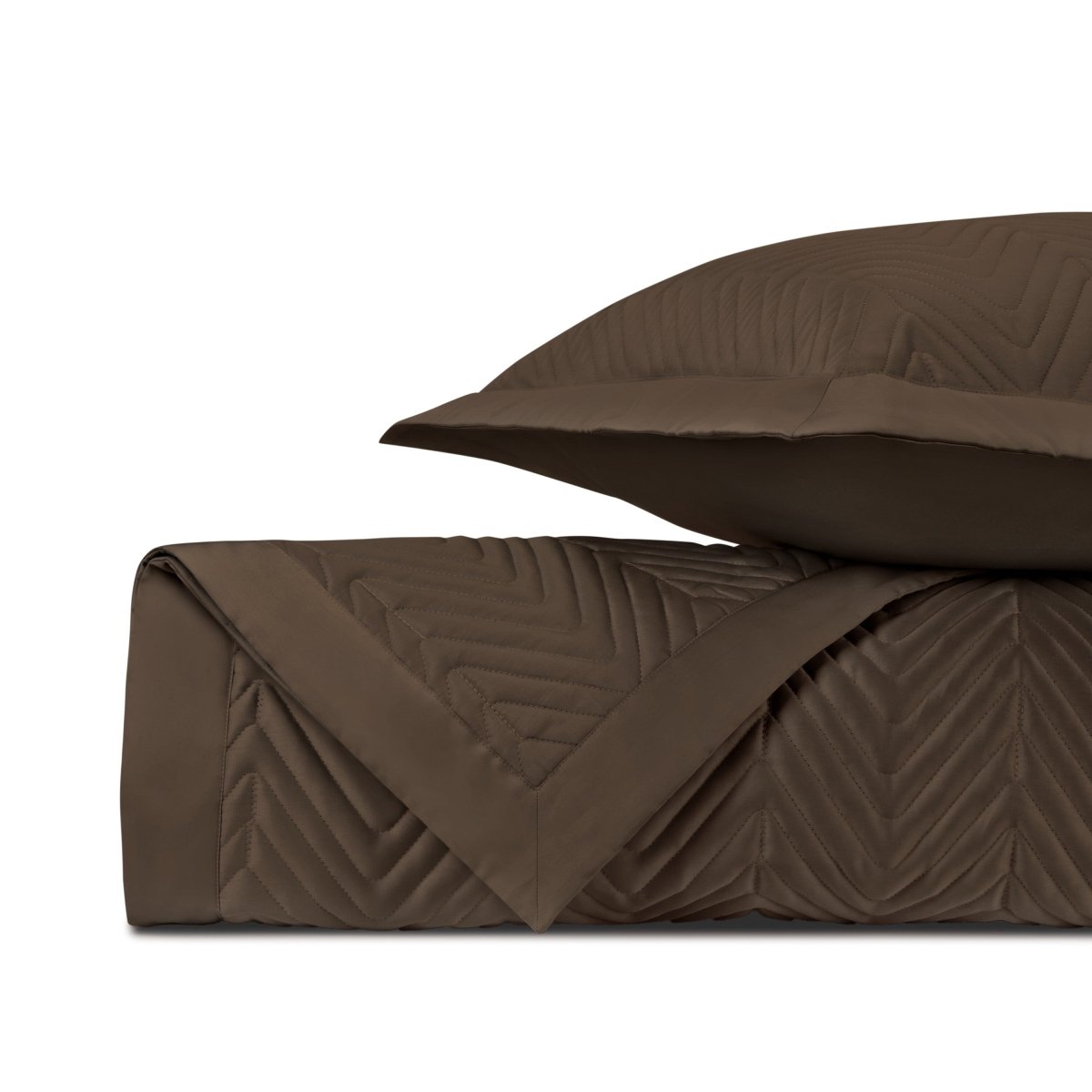 Charleston Quilted Chocolate by Home Treasures