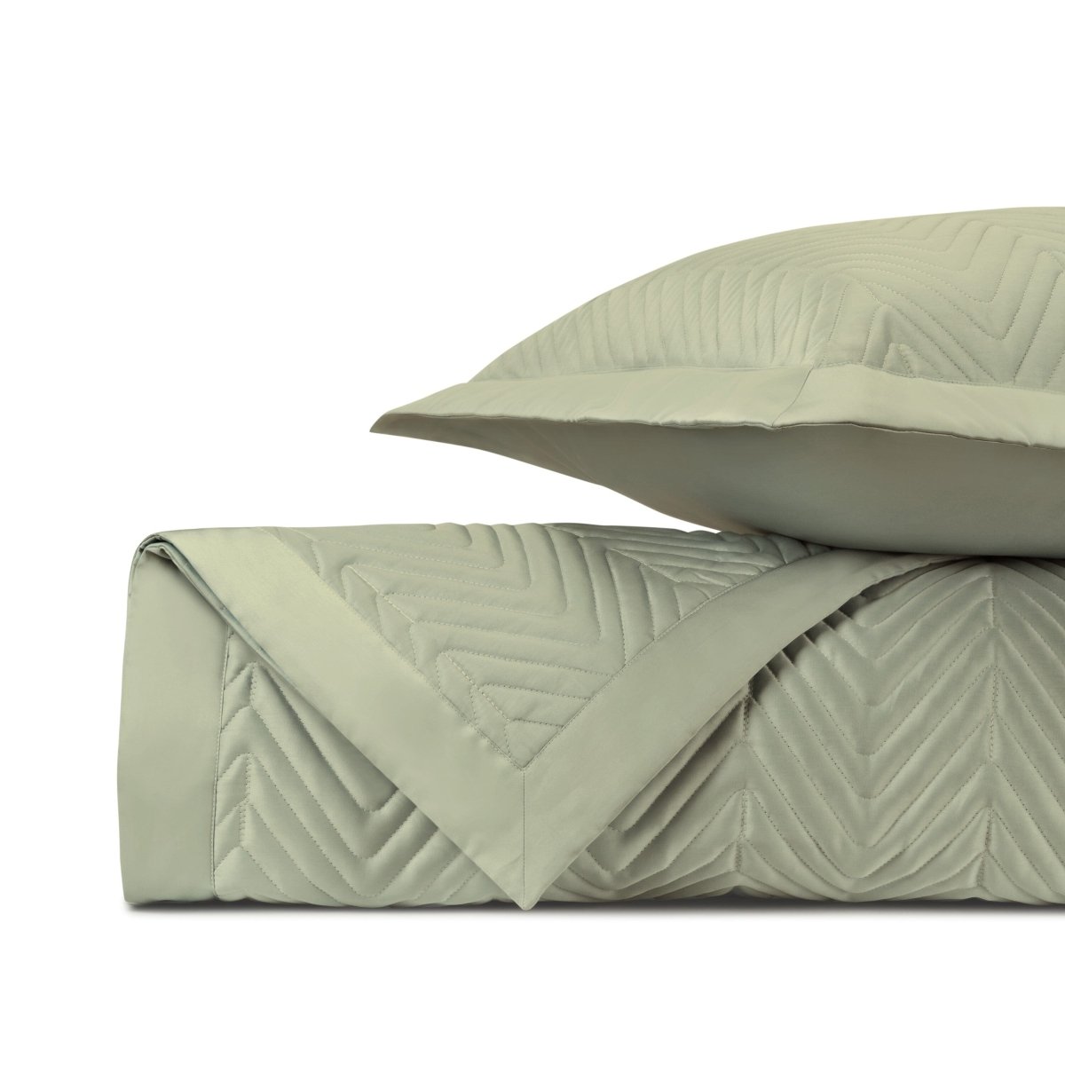 Charleston Quilted Crystal Green by Home Treasures