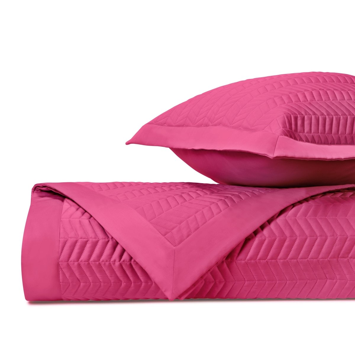 Chester Quilted Bright Pink by Home Treasures
