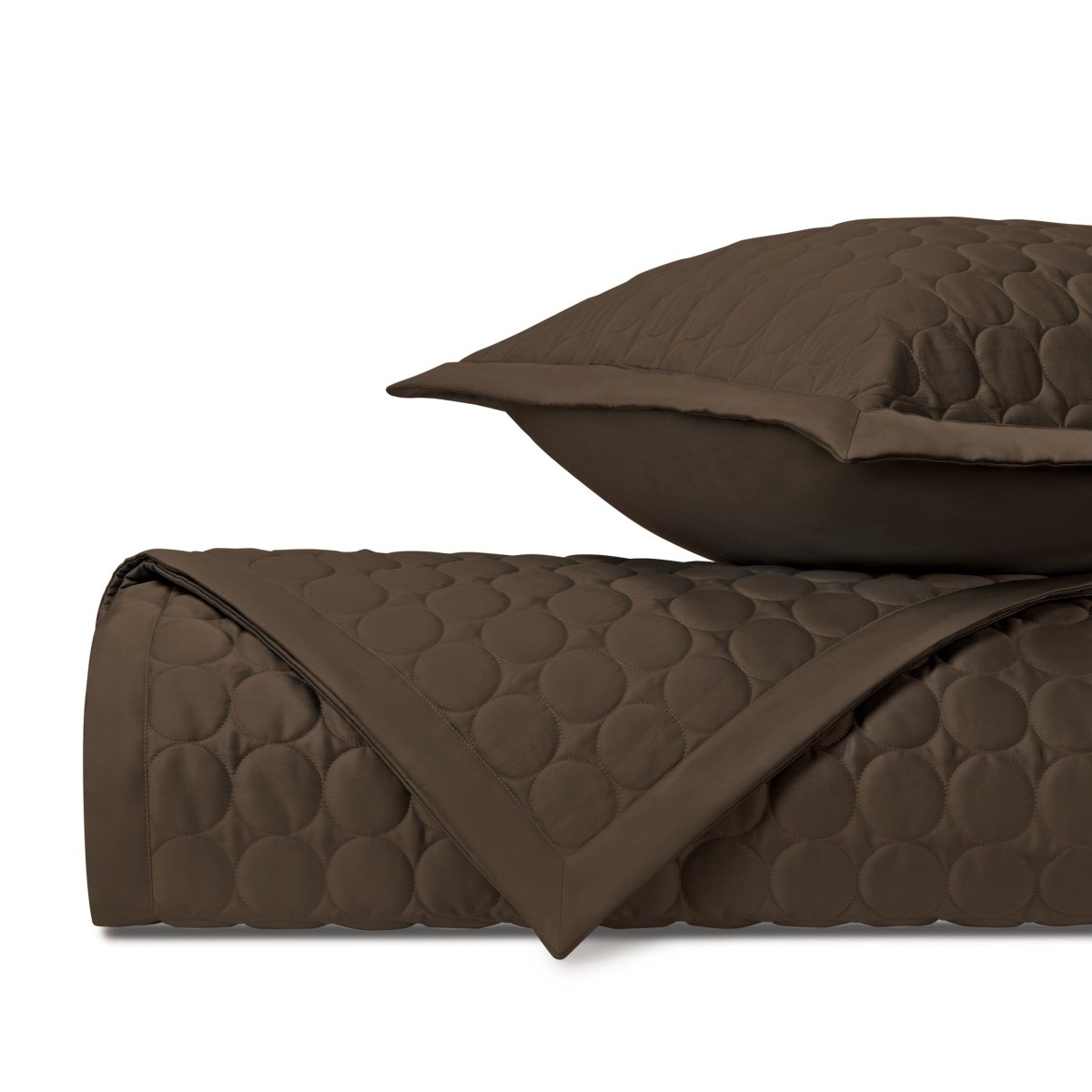 Cleo Quilted Chocolate by Home Treasures