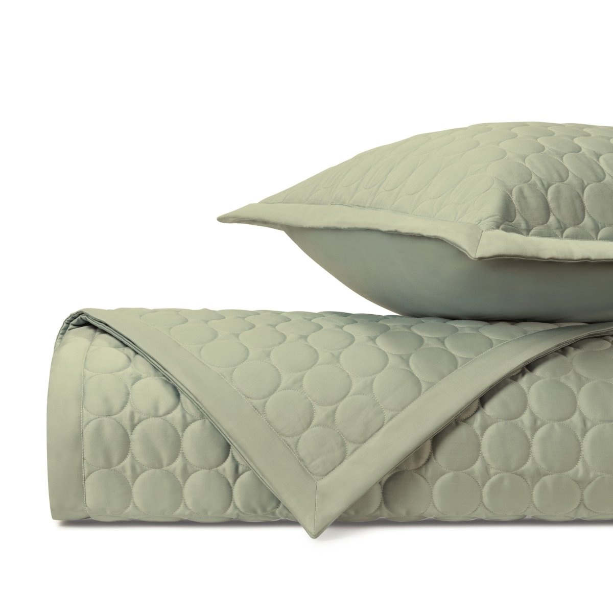 Cleo Quilted Crystal Green by Home Treasures