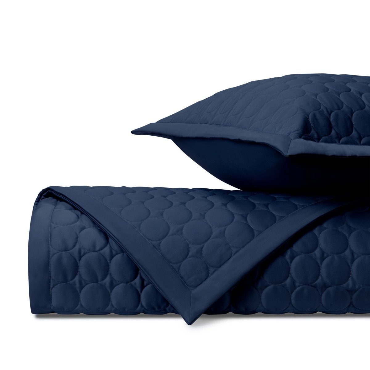 Cleo Quilted Navy Blue by Home Treasures