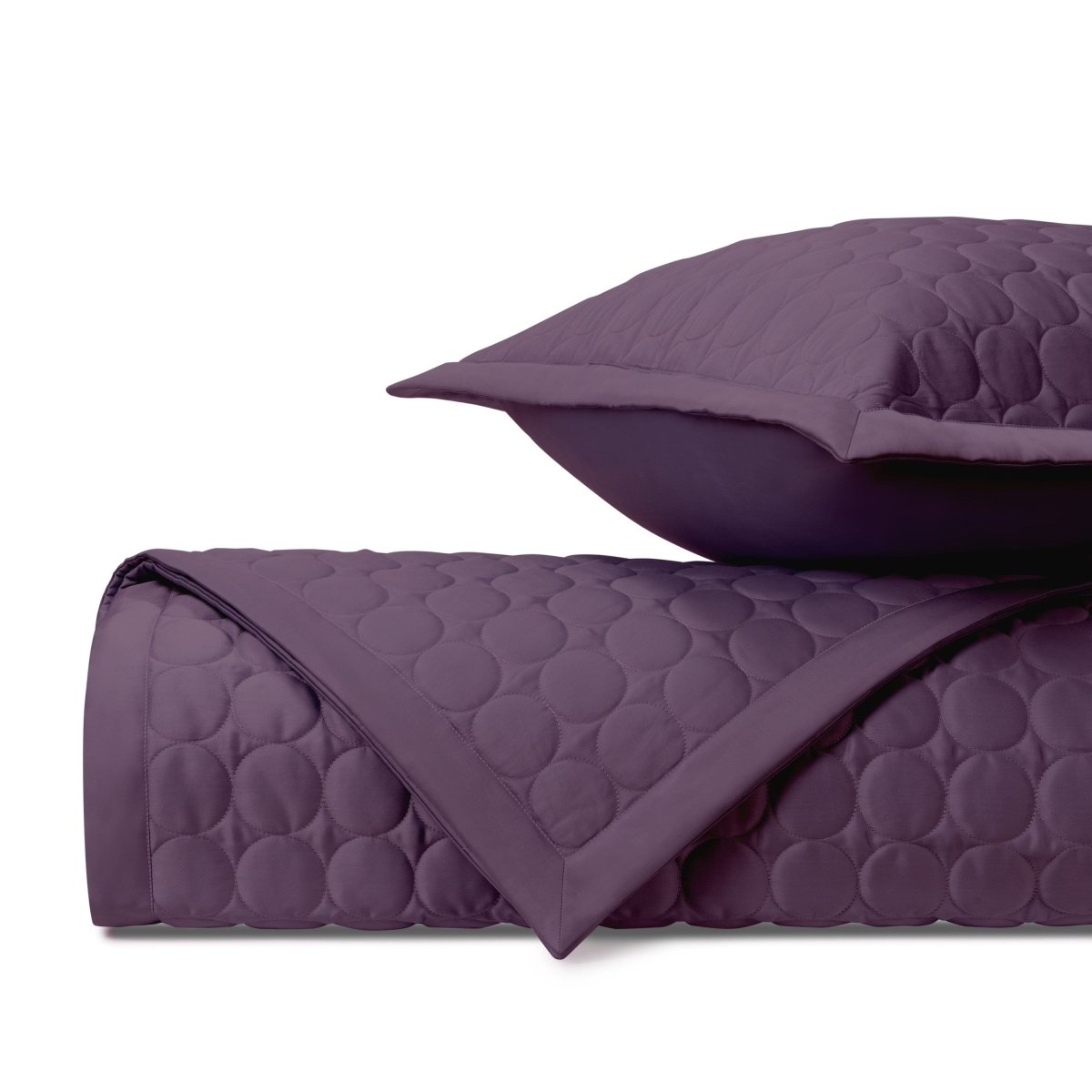 Cleo Quilted Purple by Home Treasures