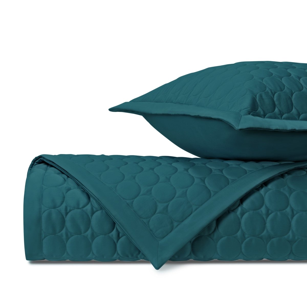 Cleo Quilted Teal by Home Treasures