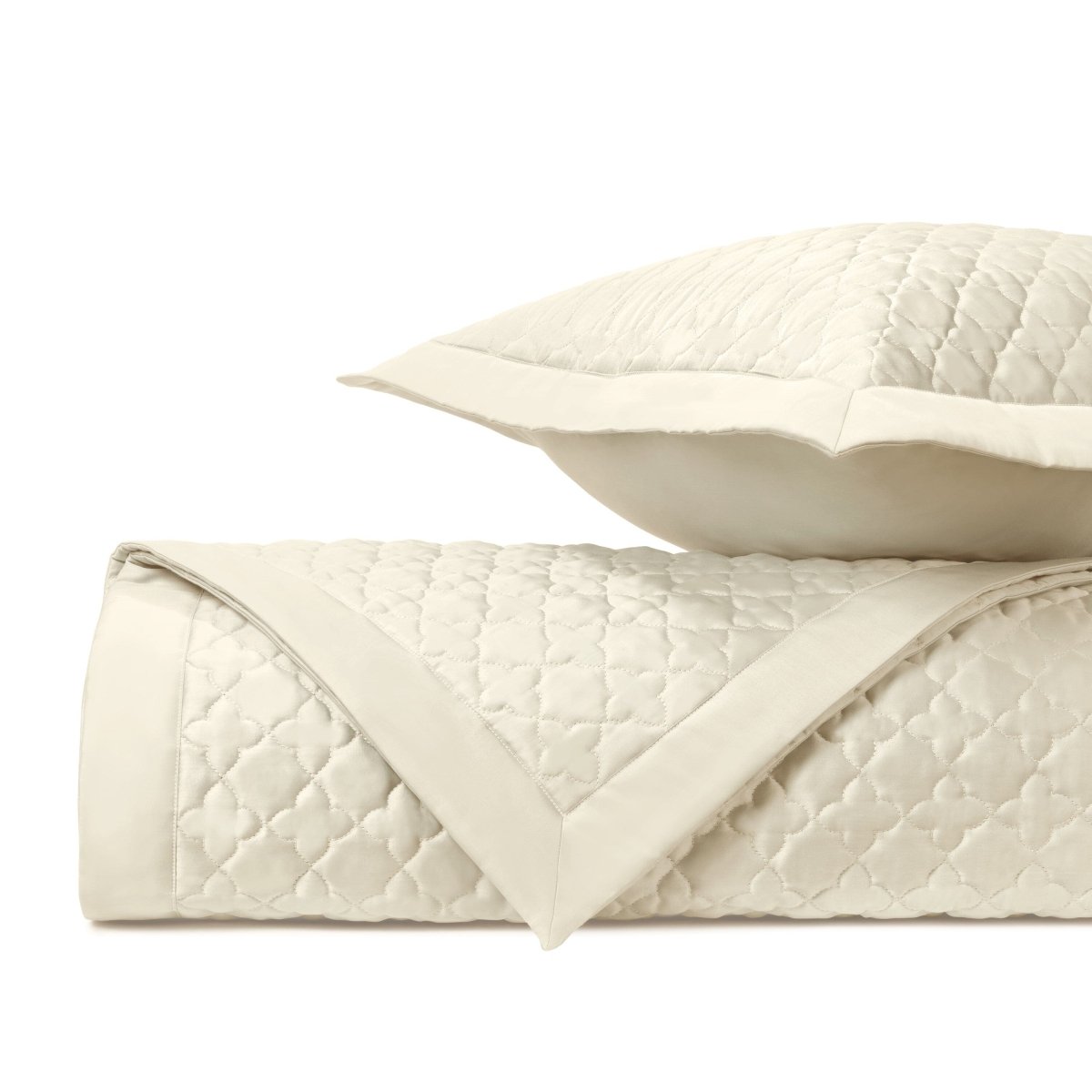 Clover Quilted Ivory by Home Treasures