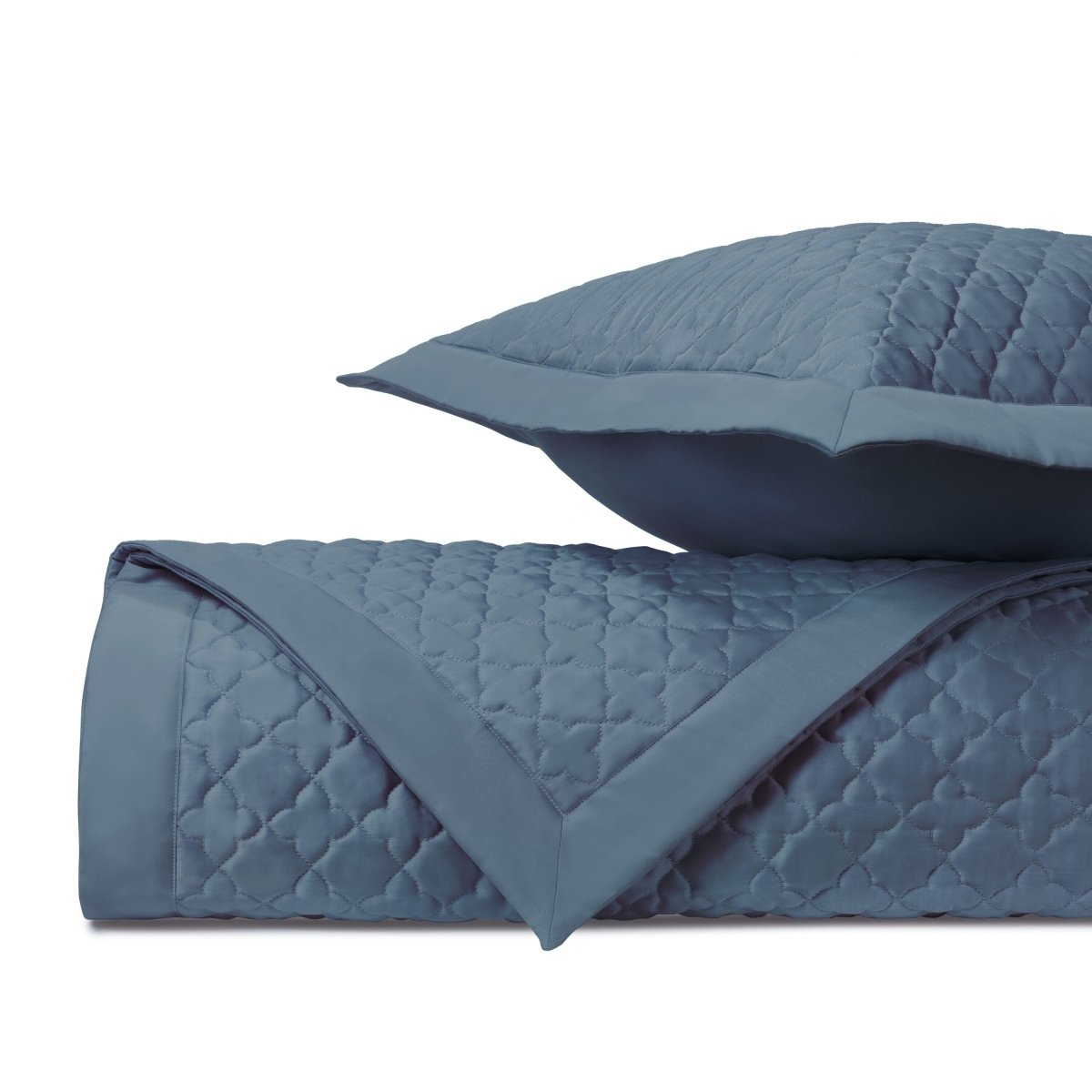 Clover Quilted Slate Blue by Home Treasures
