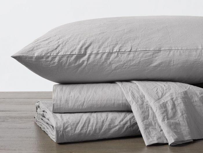 Organic Crinkled Percale Sheet Sets by Coyuchi