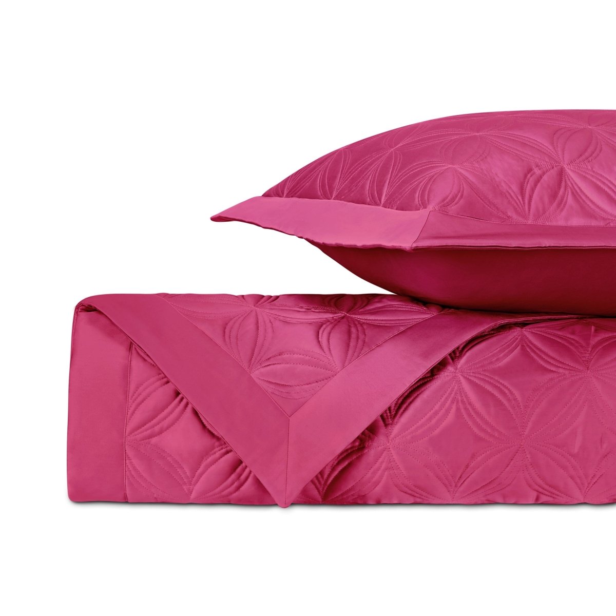 Dara Quilted Bright Pink by Home Treasures