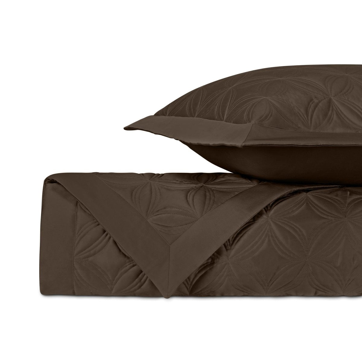 Dara Quilted Chocolate by Home Treasures