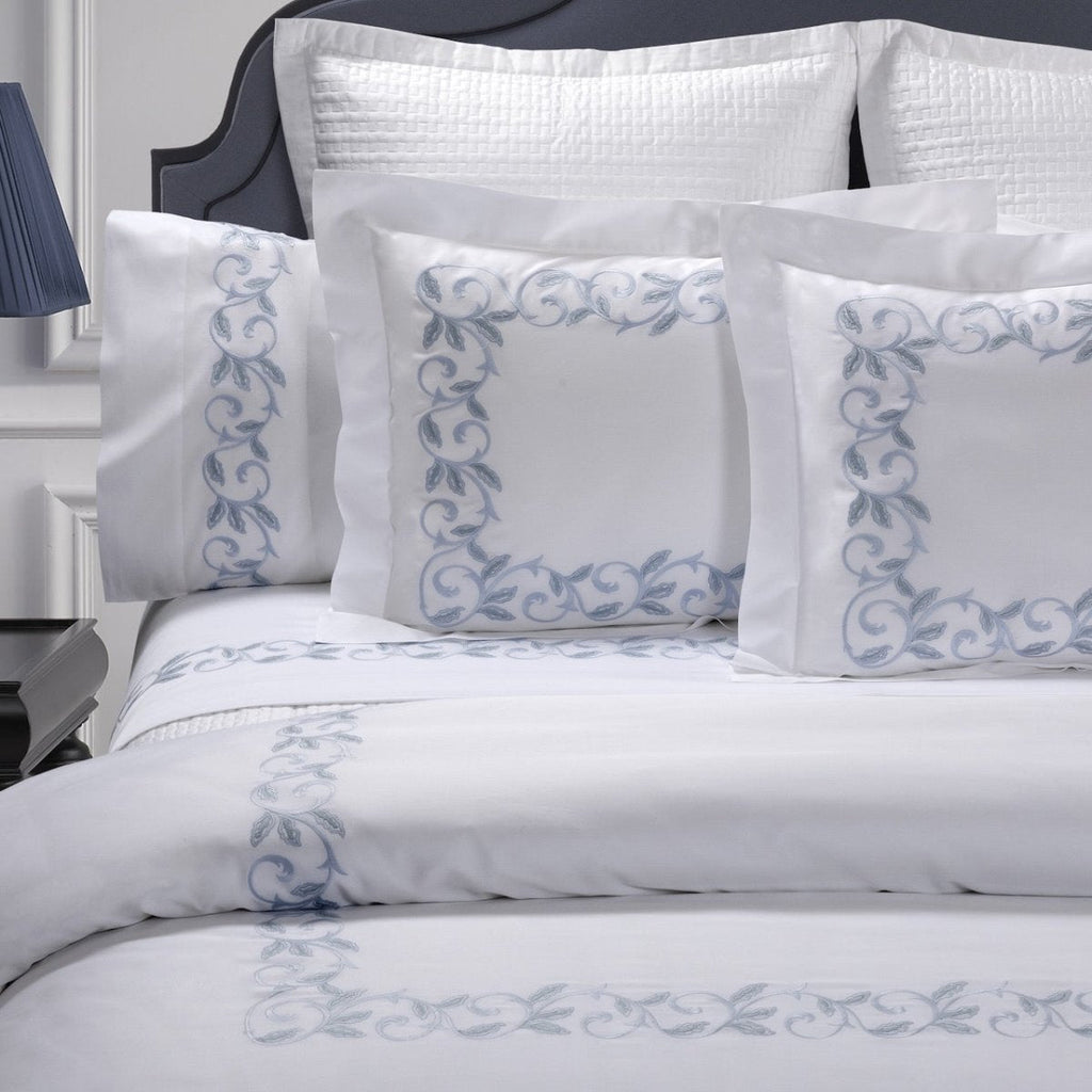 Marina Embroidered Bedding by Dea Fine Linens