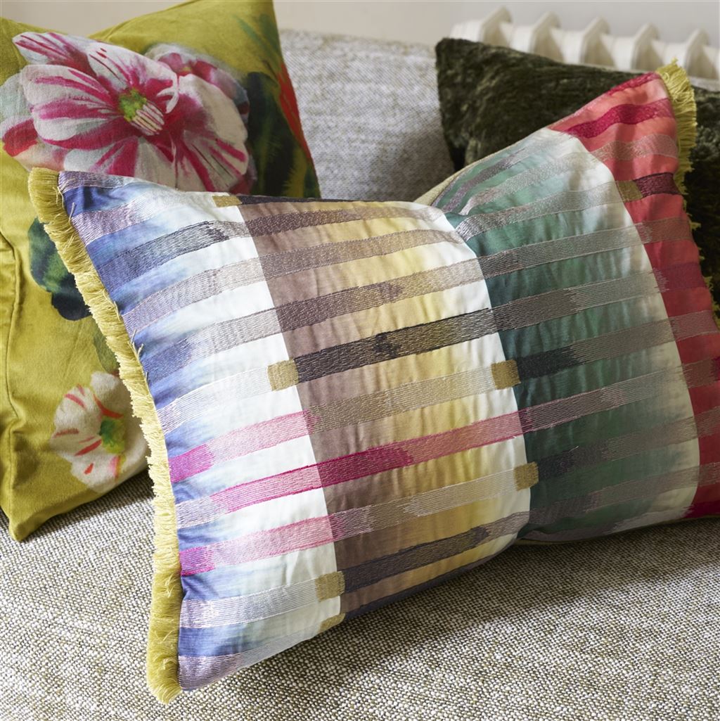 Designers Guild Cascata Slate Decorative Pillow