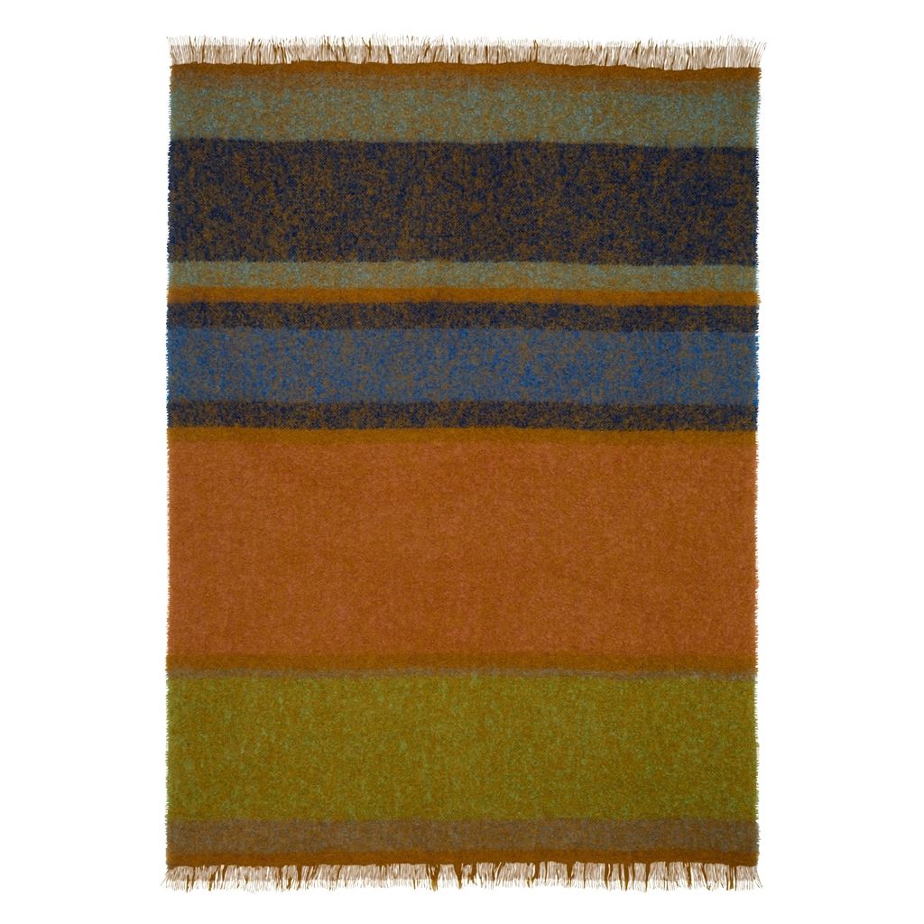 Designers Guild Mikome Indigo Mohair Throw