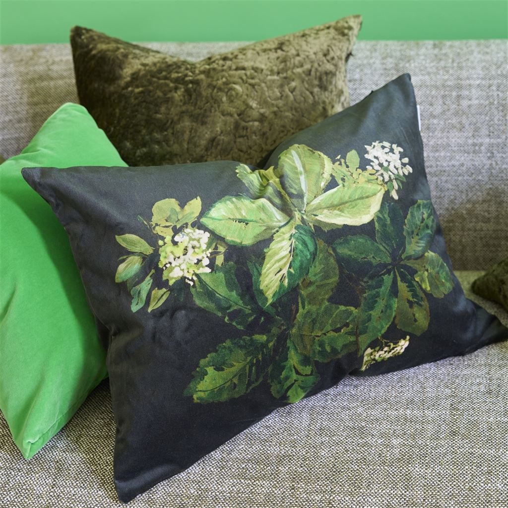 Designers Guild Pasqueflower Olive Decorative Pillow