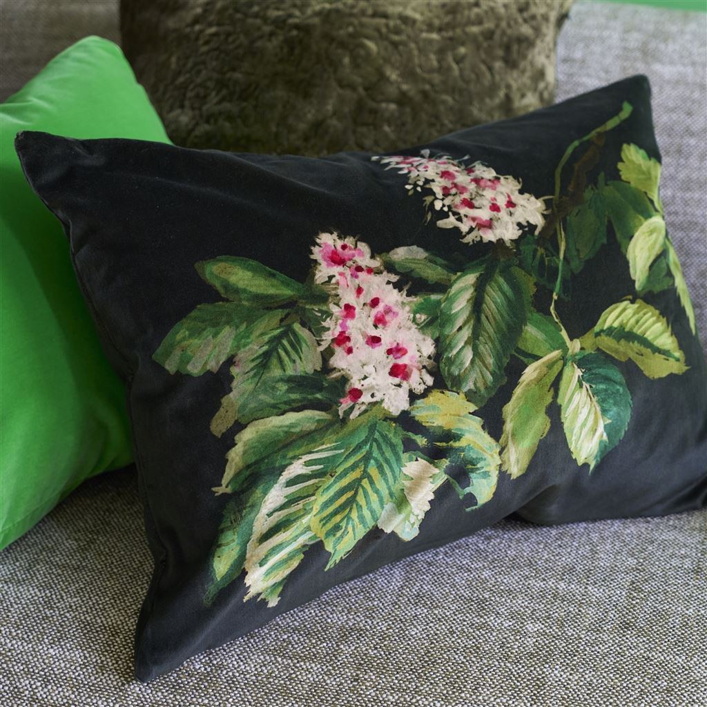 Designers Guild Pasqueflower Olive Decorative Pillow