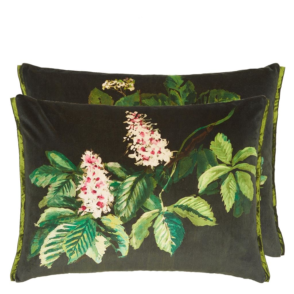 Designers Guild Pasqueflower Olive Decorative Pillow