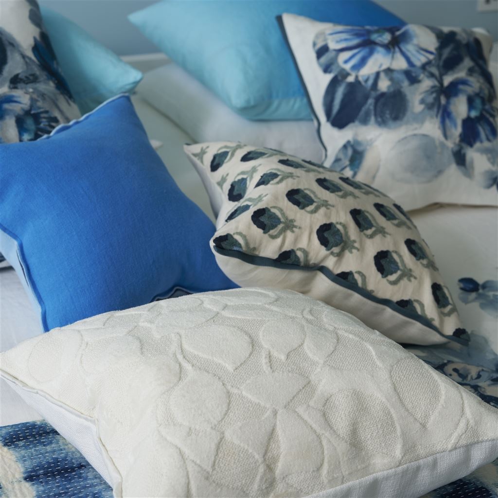 Designers Guild Teasel Indigo Decorative Pillow