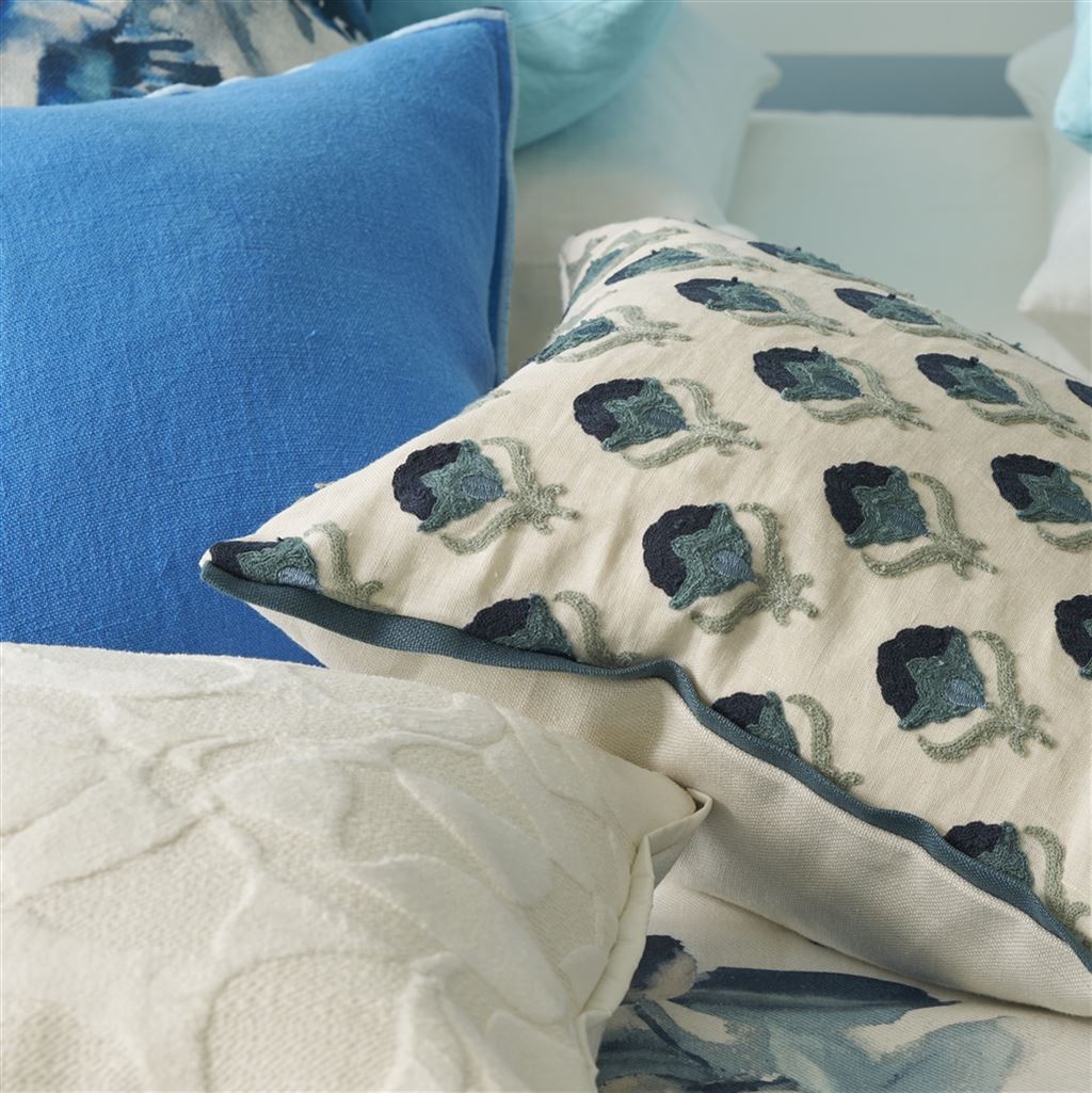 Designers Guild Teasel Indigo Decorative Pillow