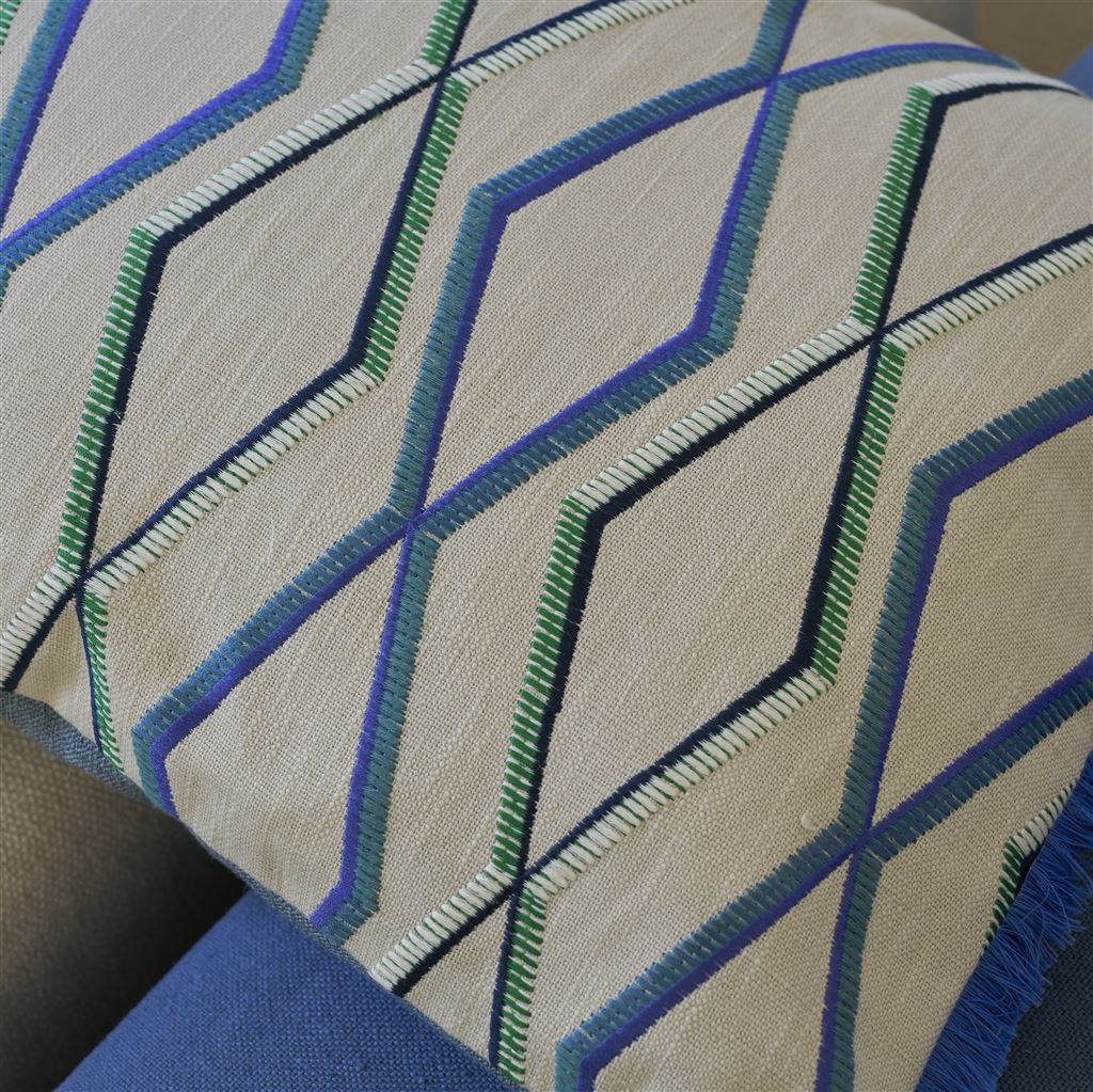 Designers Guild Trevenna Cobalt Decorative Pillow